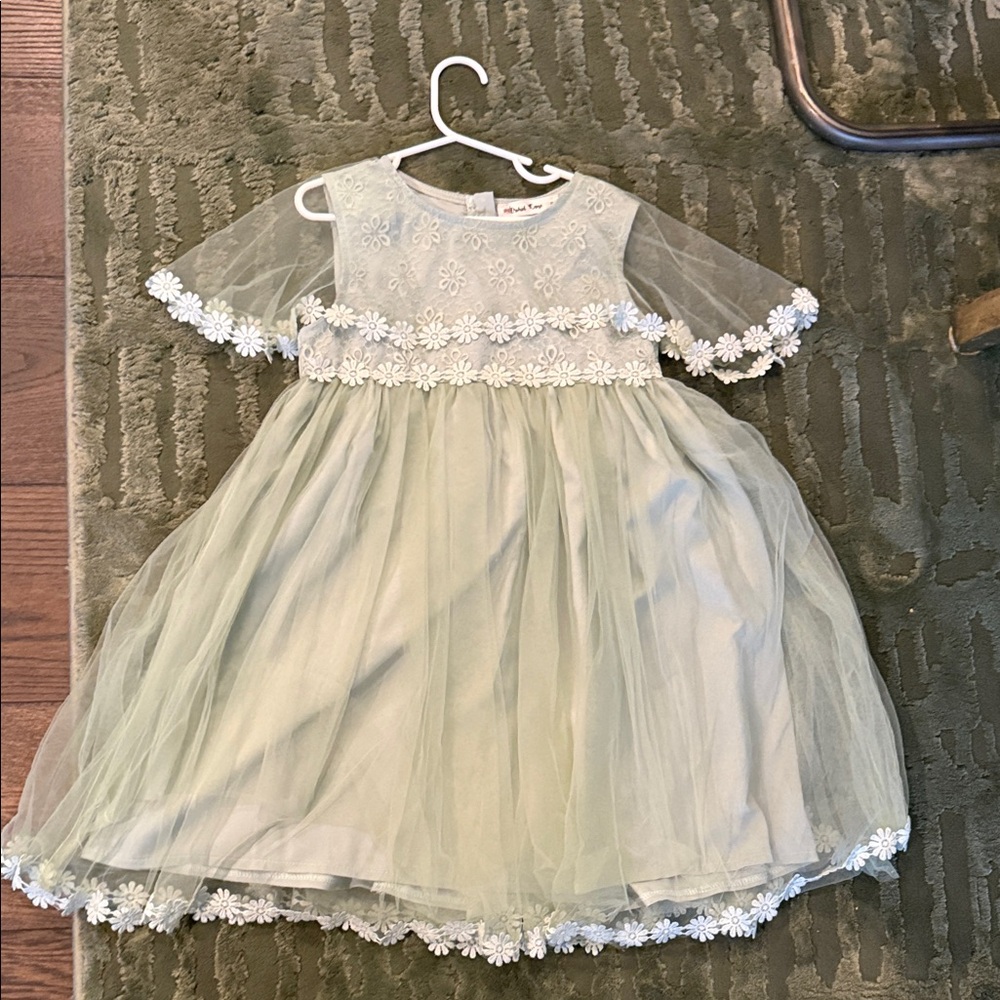 Elegant Floral Kids Dress